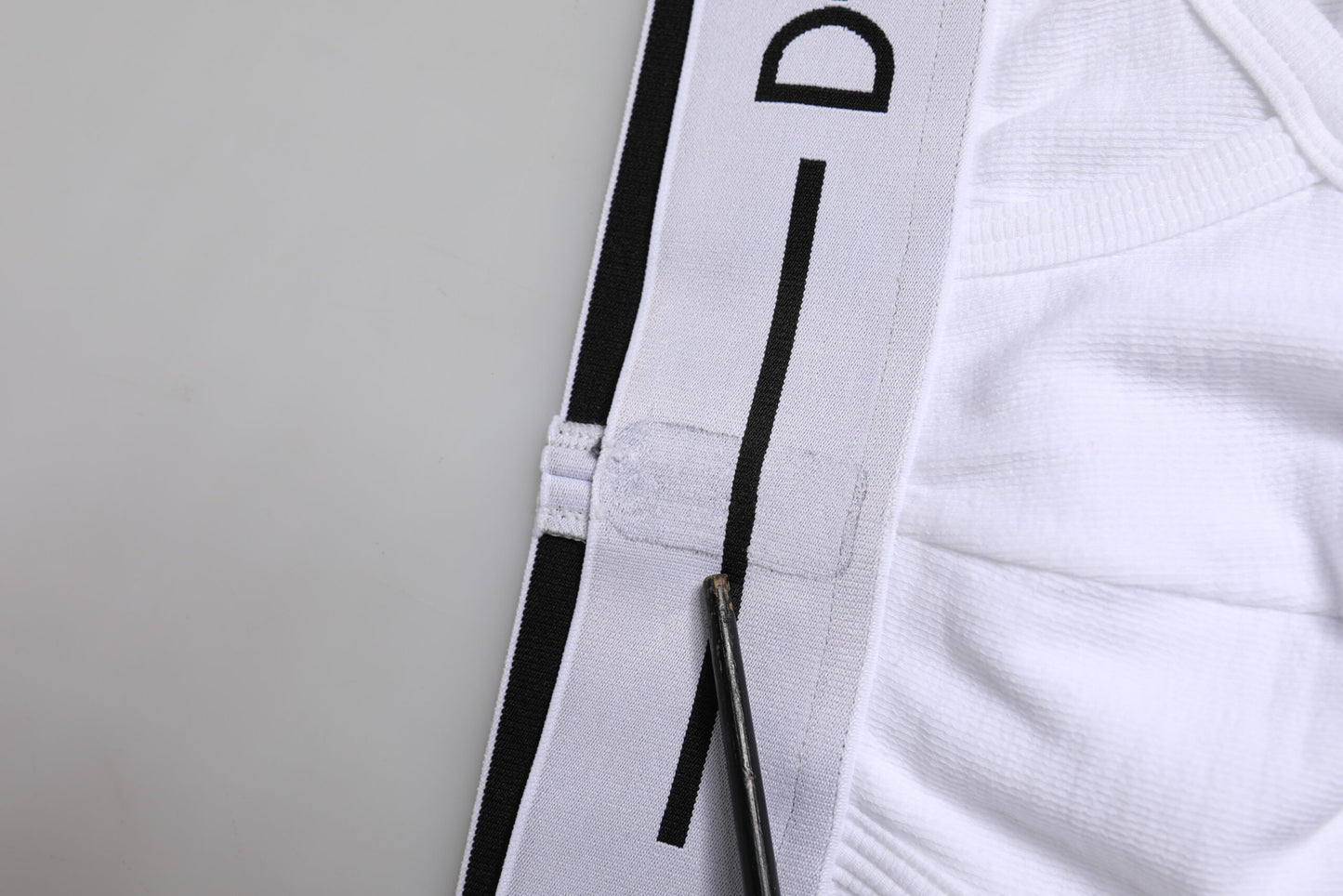 White Cotton Stretch Regular Brief Underwear