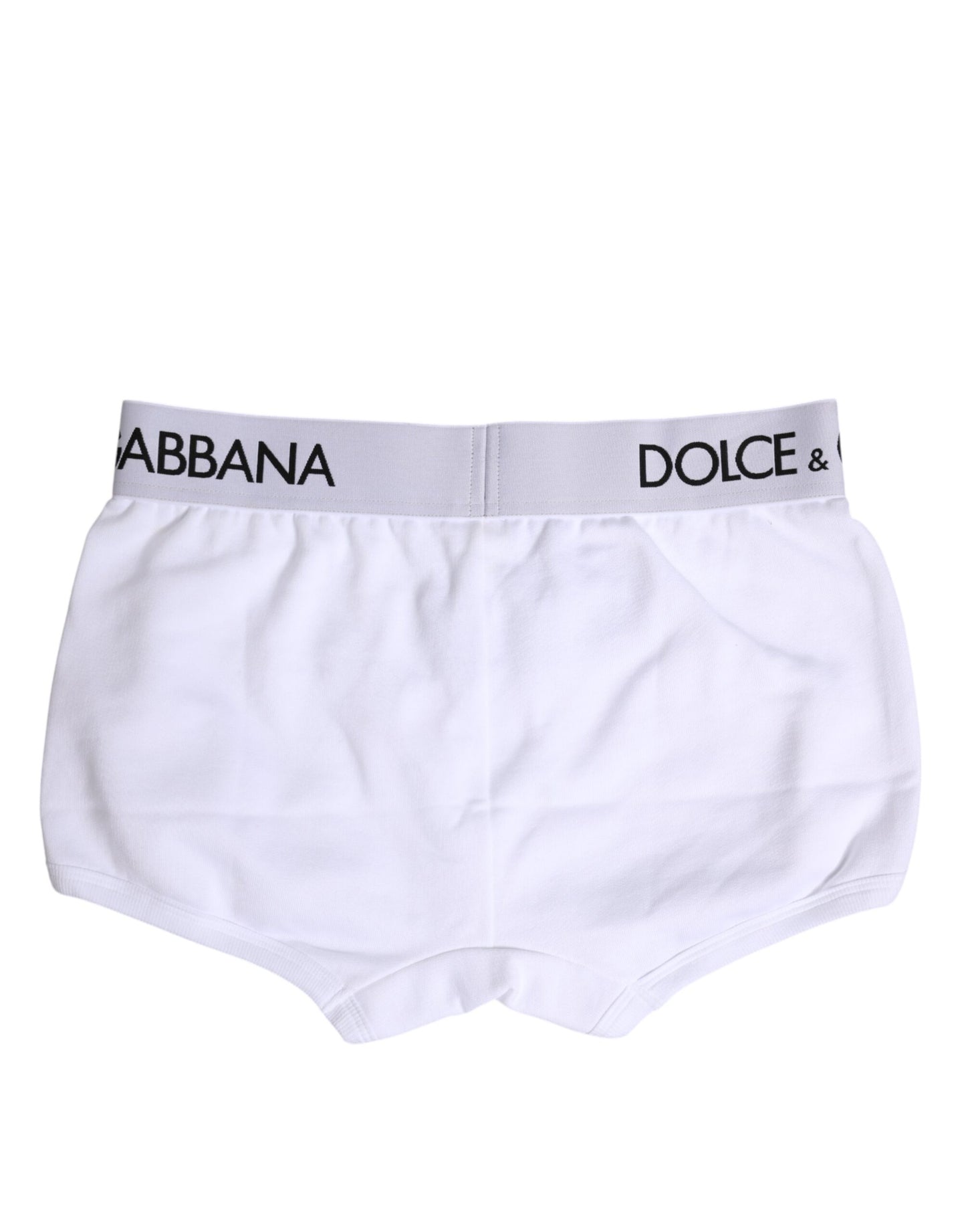 Dolce & Gabbana White Cotton Stretch Regular Boxer Underwear