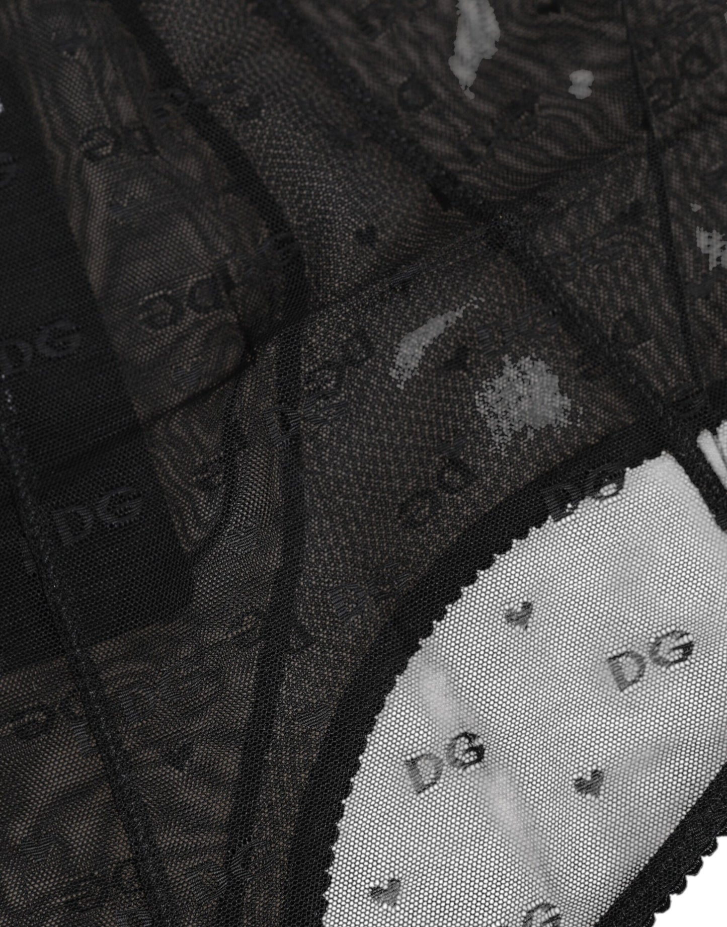 Black Logo Girdle High Waisted Panty Underwear