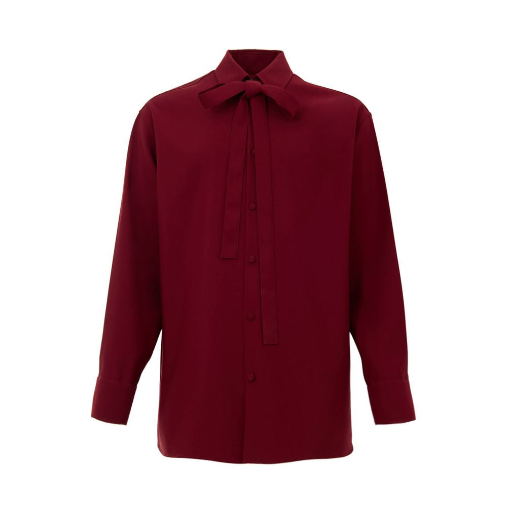 Bordeaux Wool Shirt