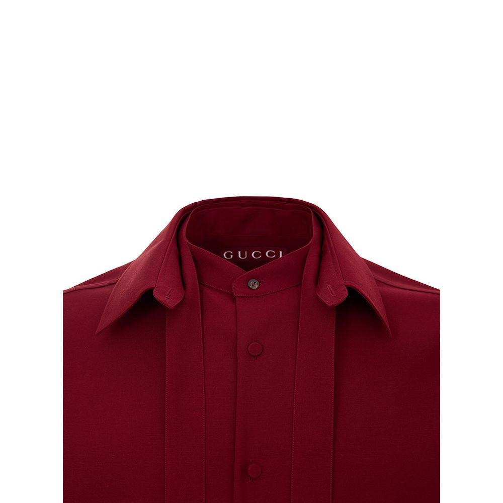 Bordeaux Wool Shirt