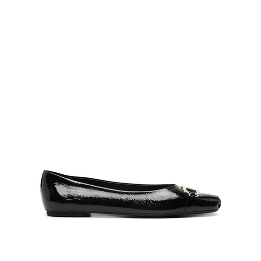Gancini-Buckle Ballerina Flats
