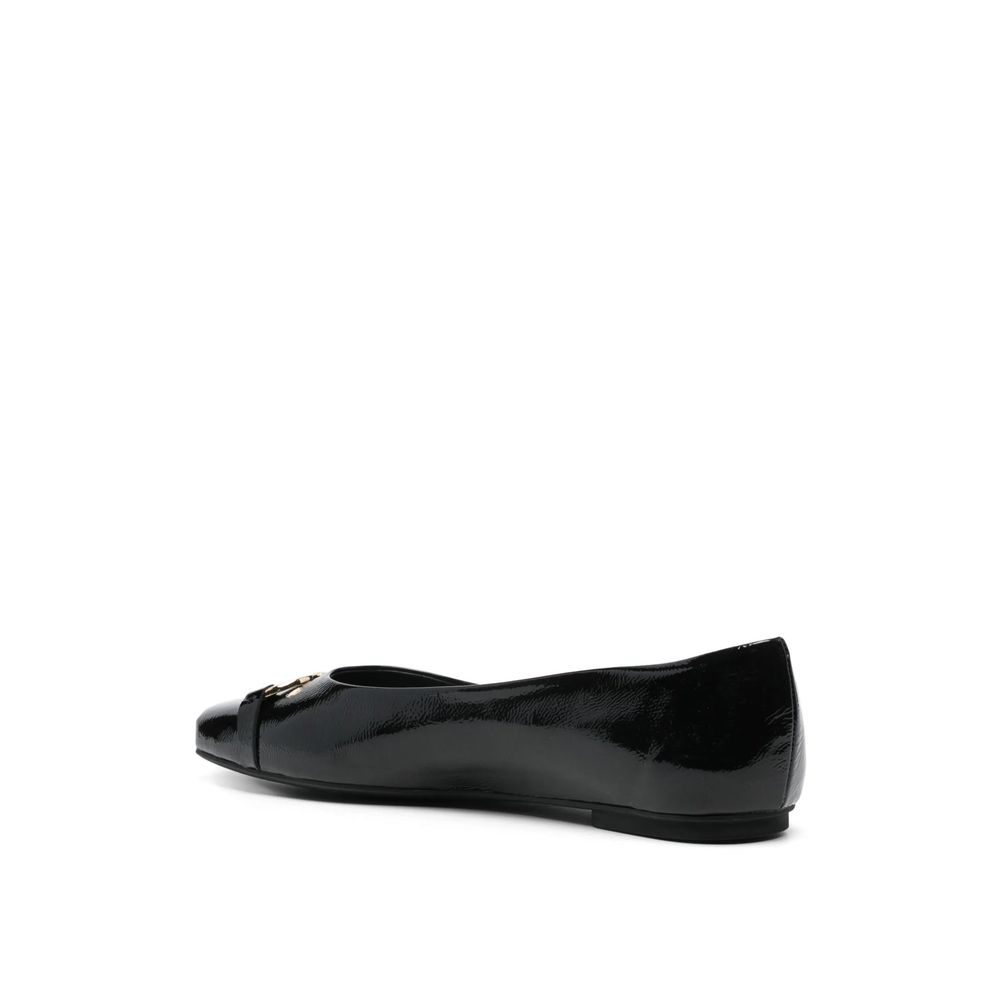 Gancini-Buckle Ballerina Flats