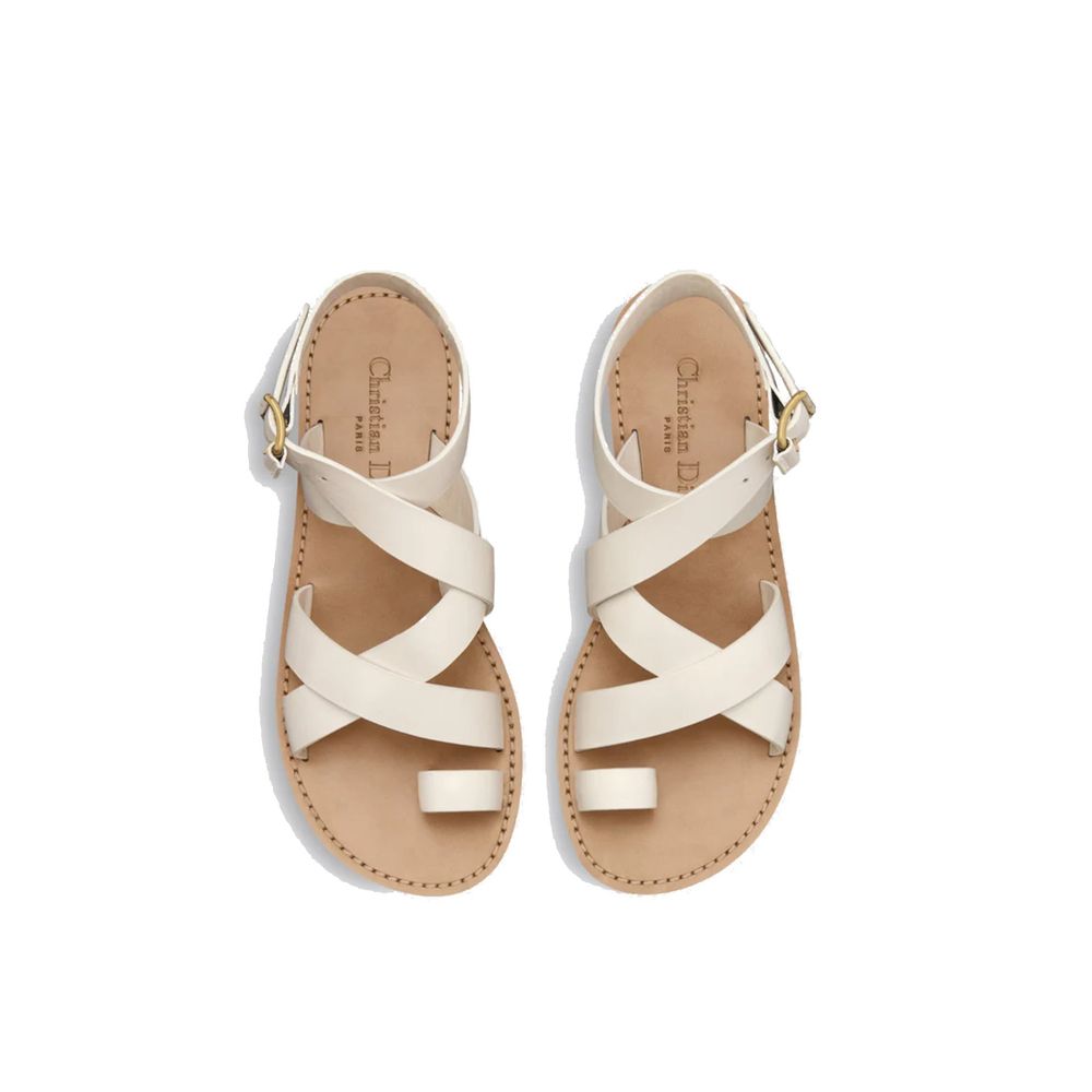 Sun Leather Flat Sandals