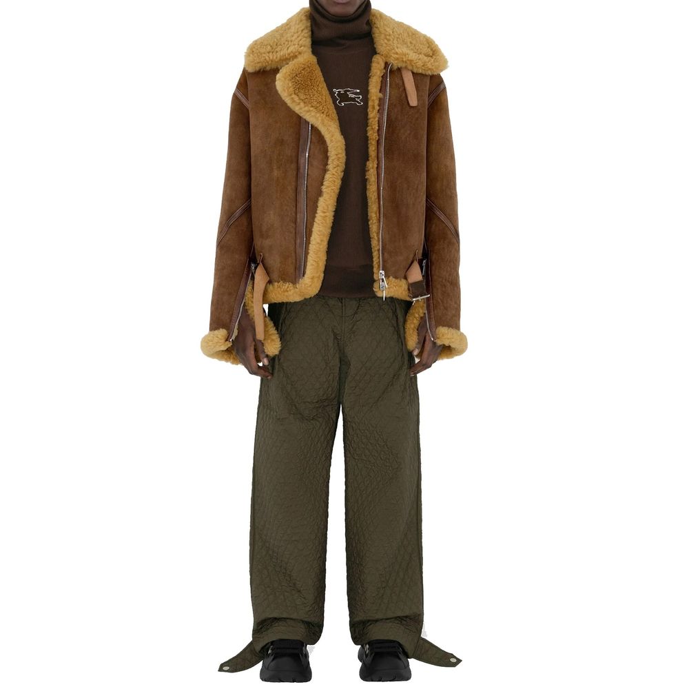 Quilted Pleated Pants