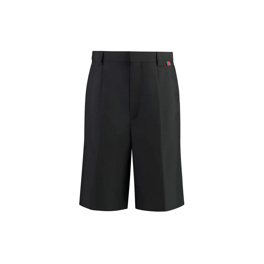 Gabardine Bermuda Shorts