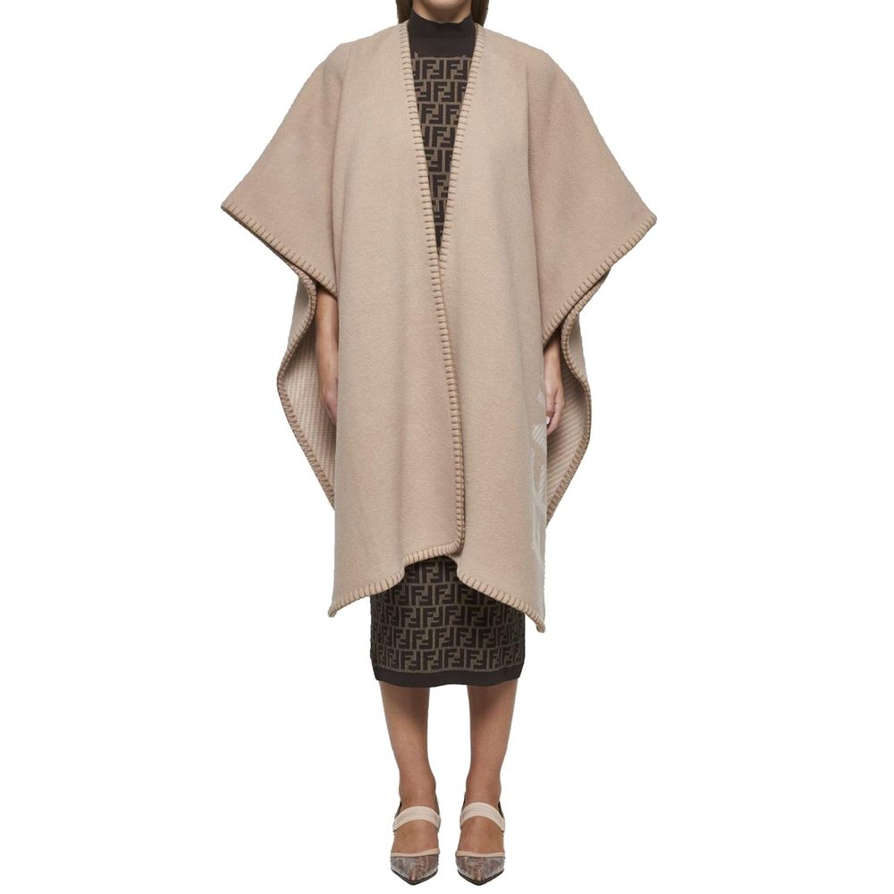 Wool And Cashmere Poncho