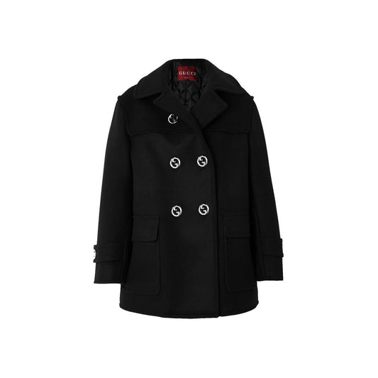 Double-Breasted Wool Coat