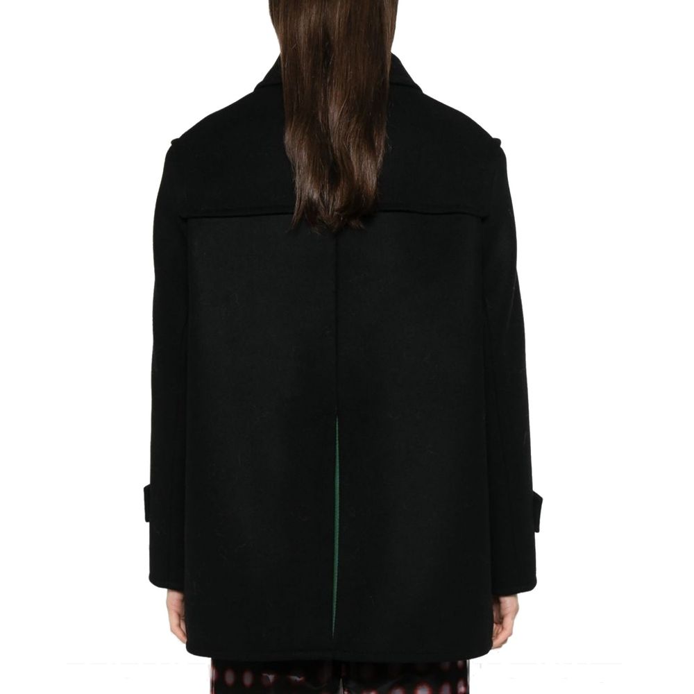 Double-Breasted Wool Coat