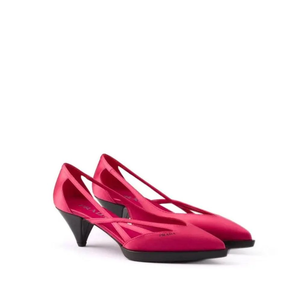 55mm Satin Cut-Out Pumps