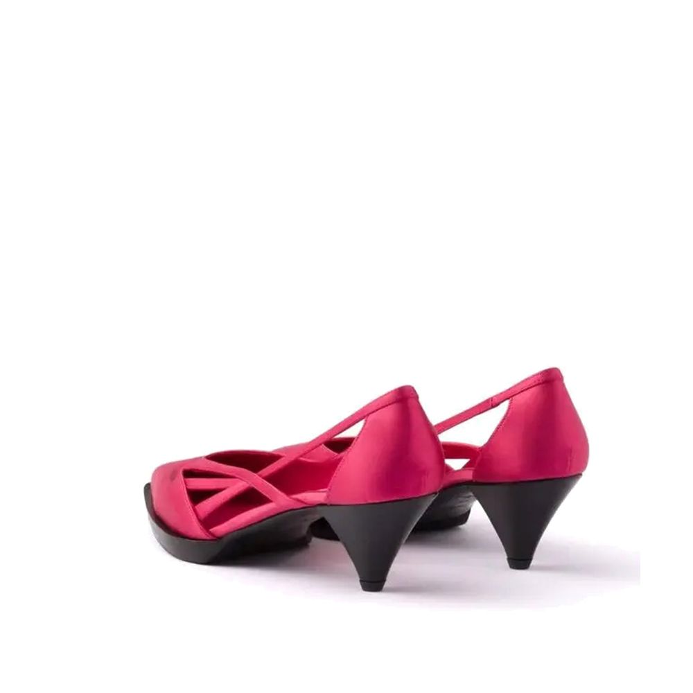 55mm Satin Cut-Out Pumps