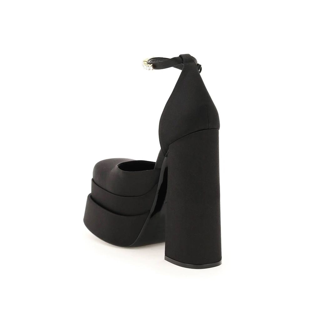 Silk Satin Platform Pumps