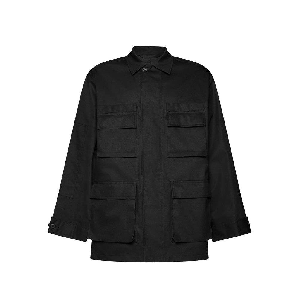Multi-Pocket Cargo Shirt Jacket