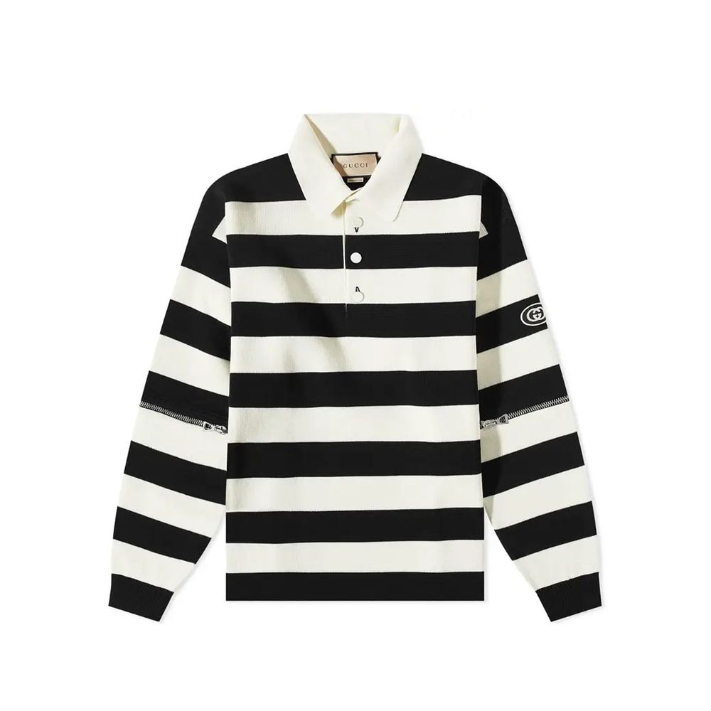 Striped Cotton Polo