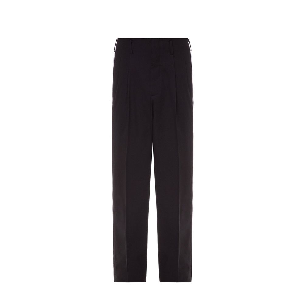 Side Stripe Pleat Trousers