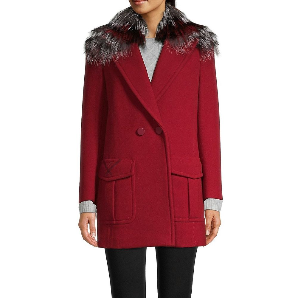 Fur Collar Wool Coat