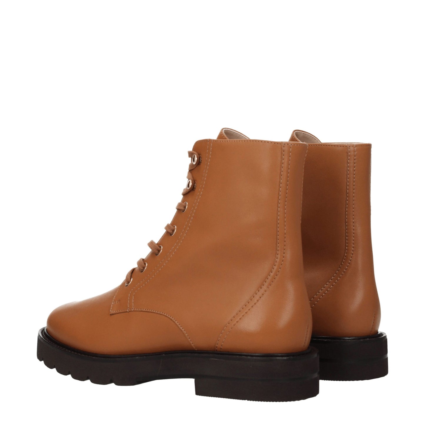 Brown Leather Ankle Boots