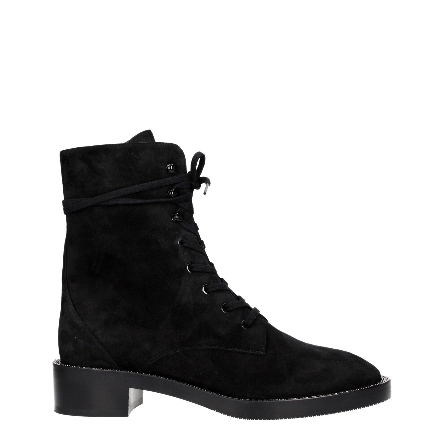 Black Leather Ankle Boots