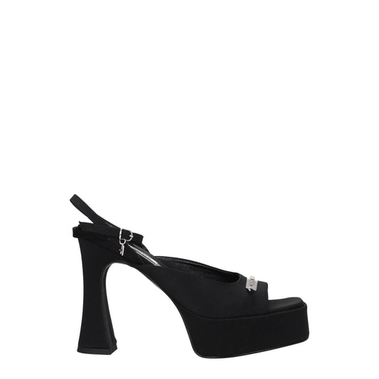 Black Fabric Platforms