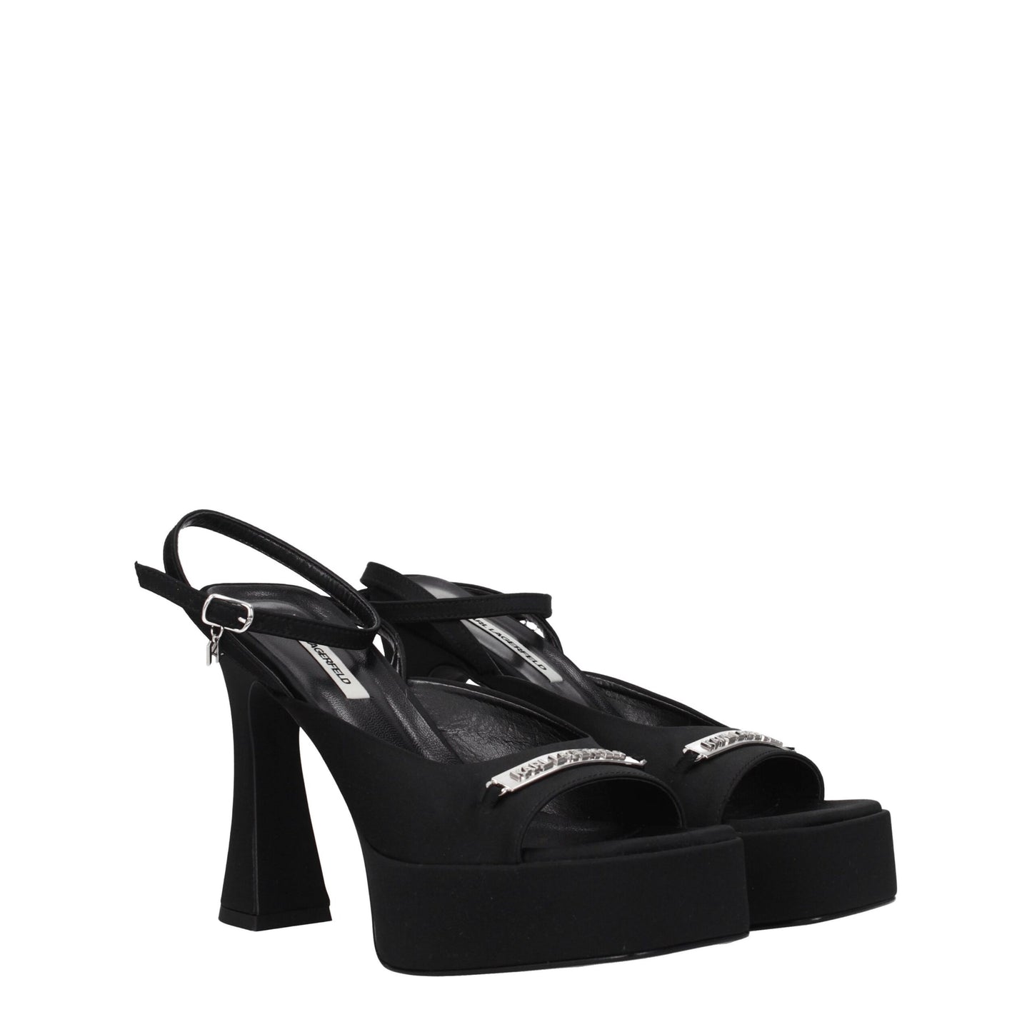 Black Fabric Platforms