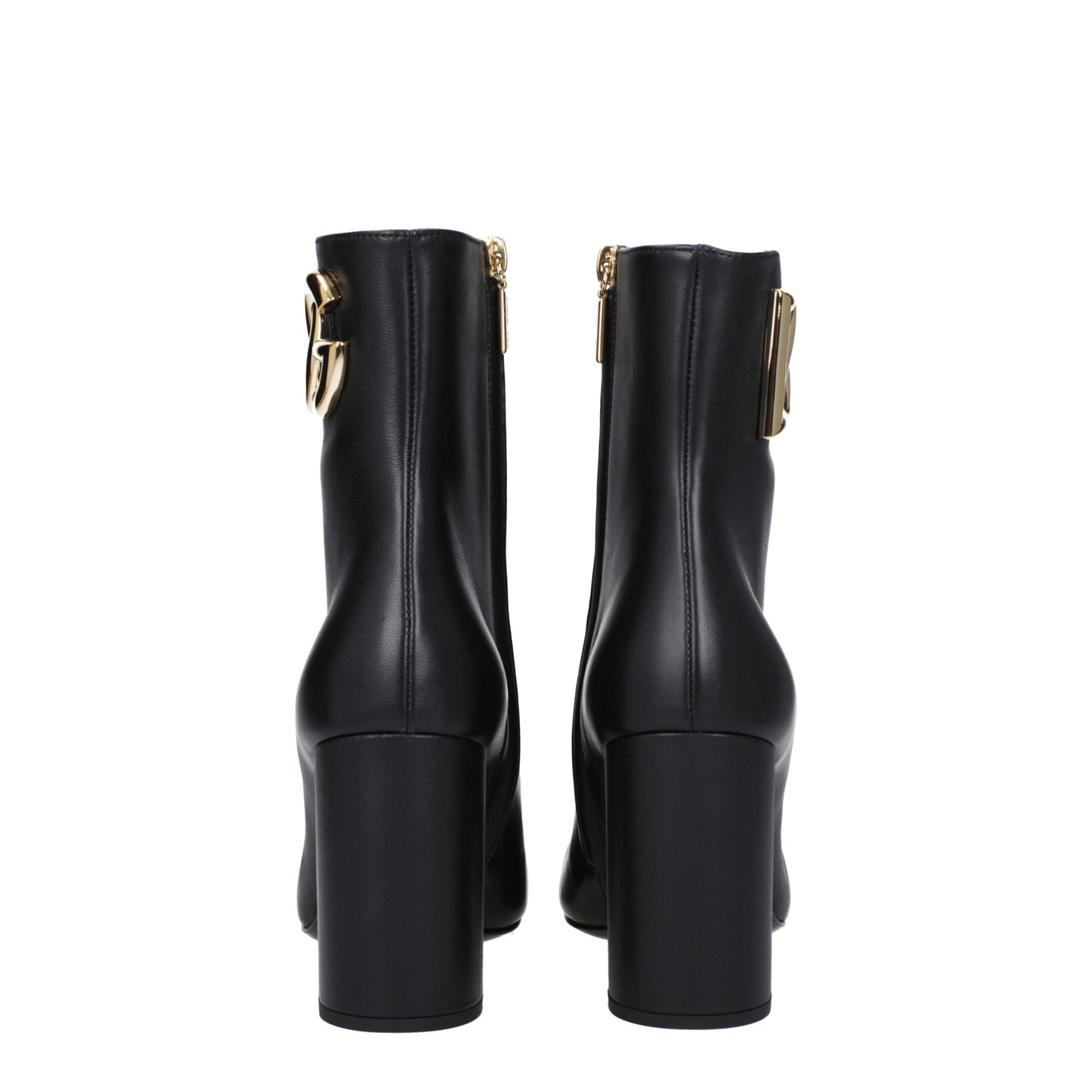 Black Leather Ankle Boots