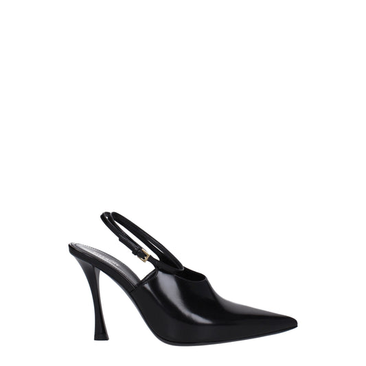 Givenchy Black Leather Pumps