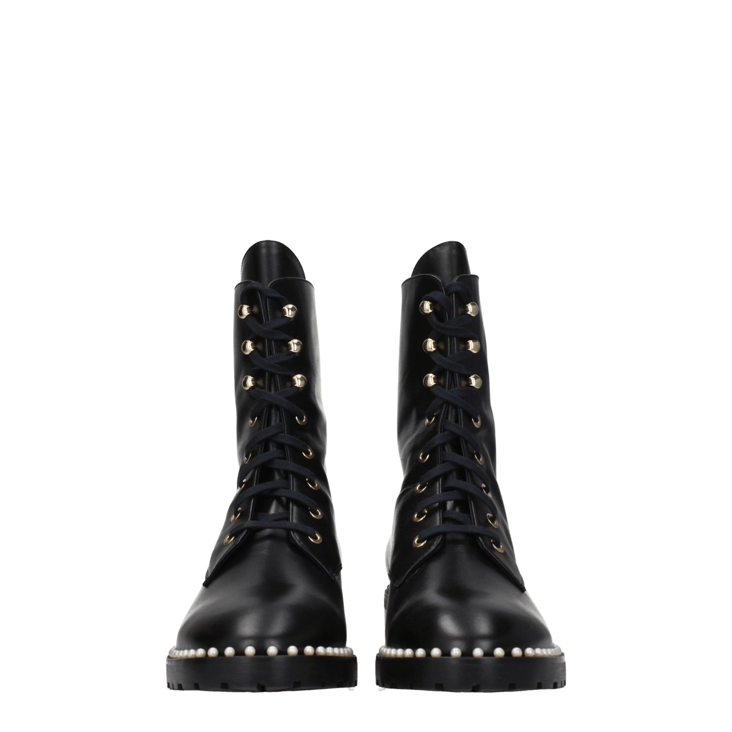 Black Leather Ankle Boots