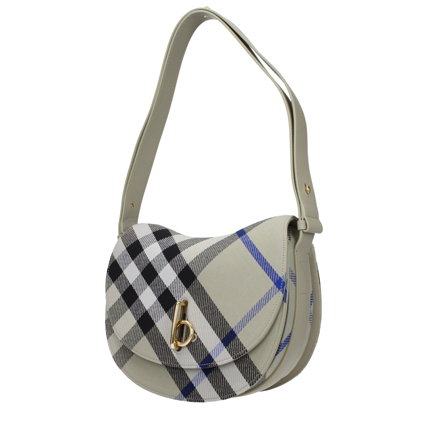 Gray Fabric Crossbody Bags
