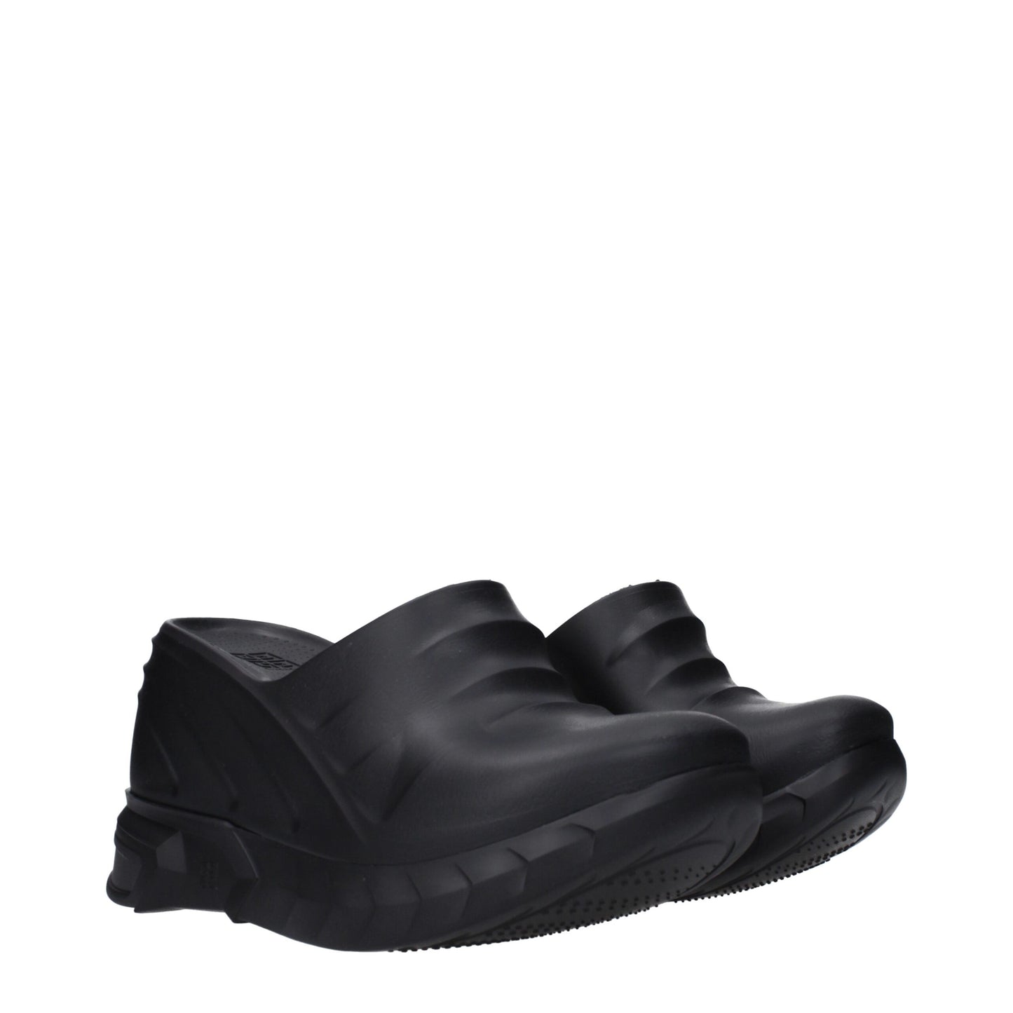 Givenchy Black Cotton Slippers