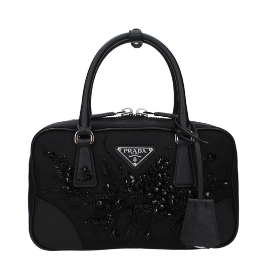 Black Fabric Handbags