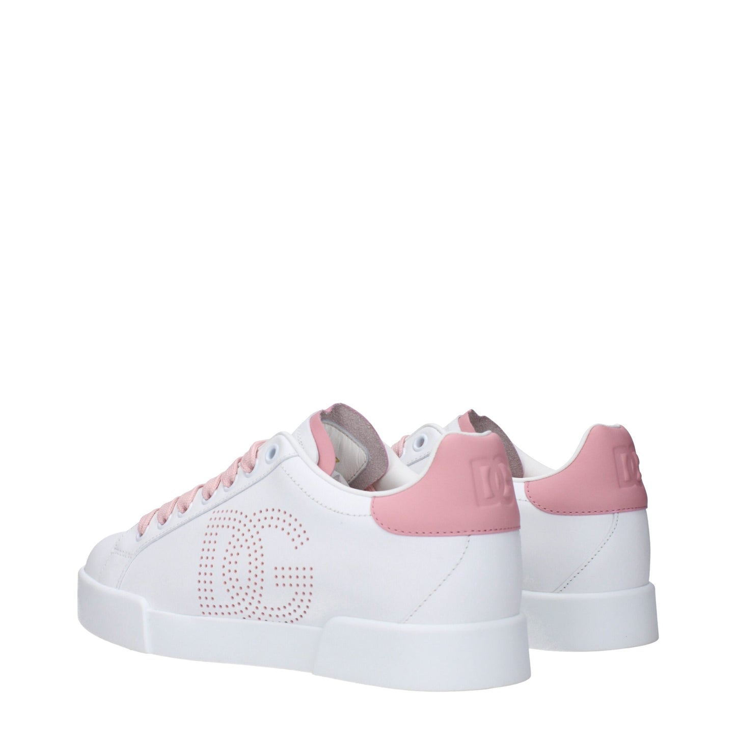 White Leather Low Tops