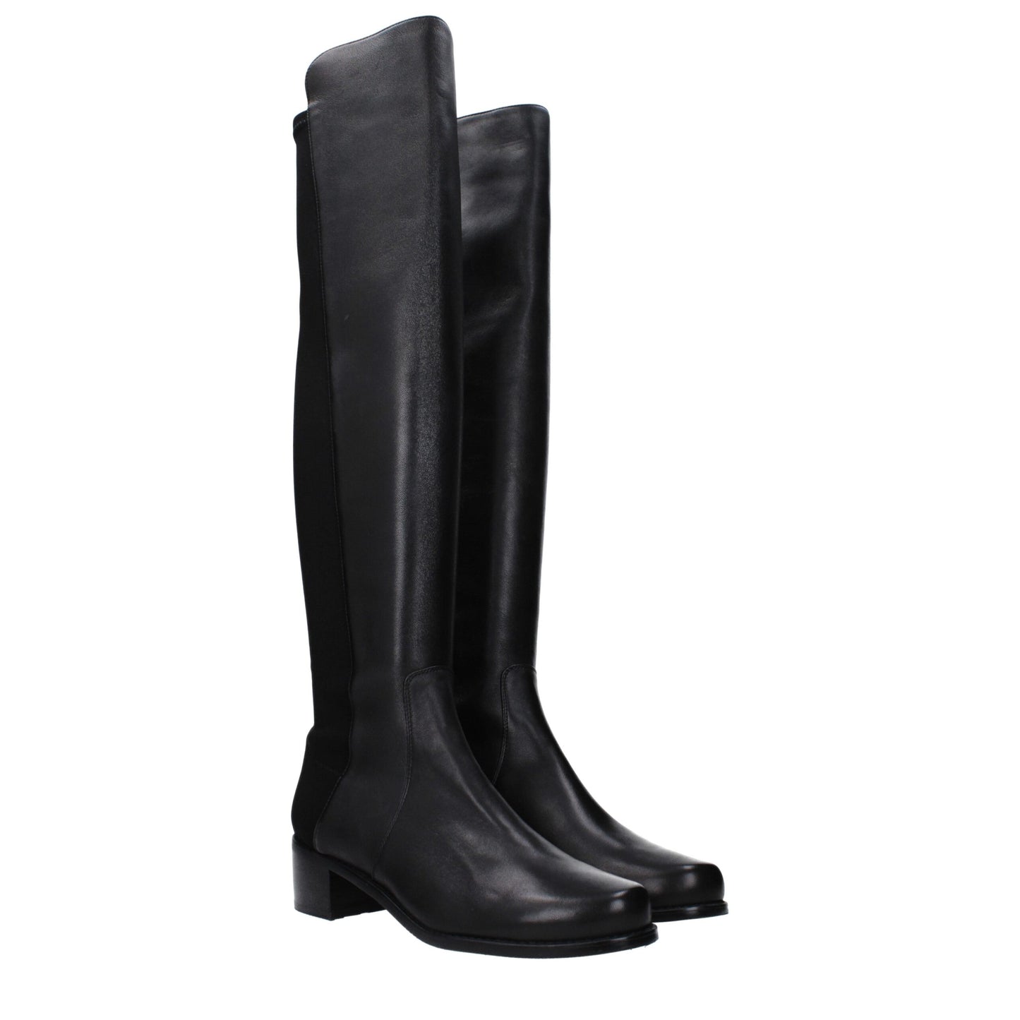 Black Leather Over The Knee