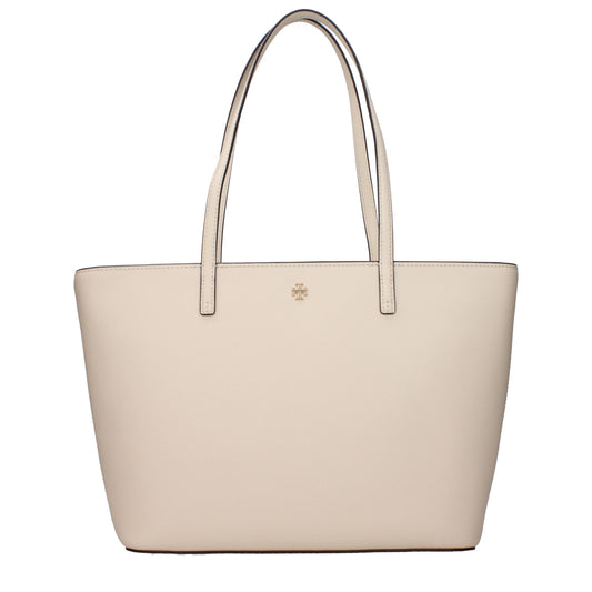 Beige Leather Shoulder Bags