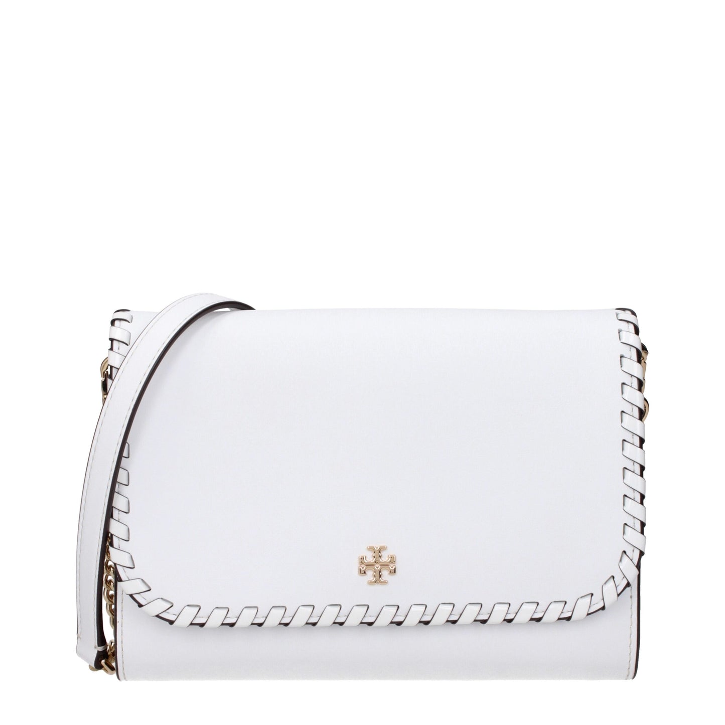 White Leather Clutch Bags