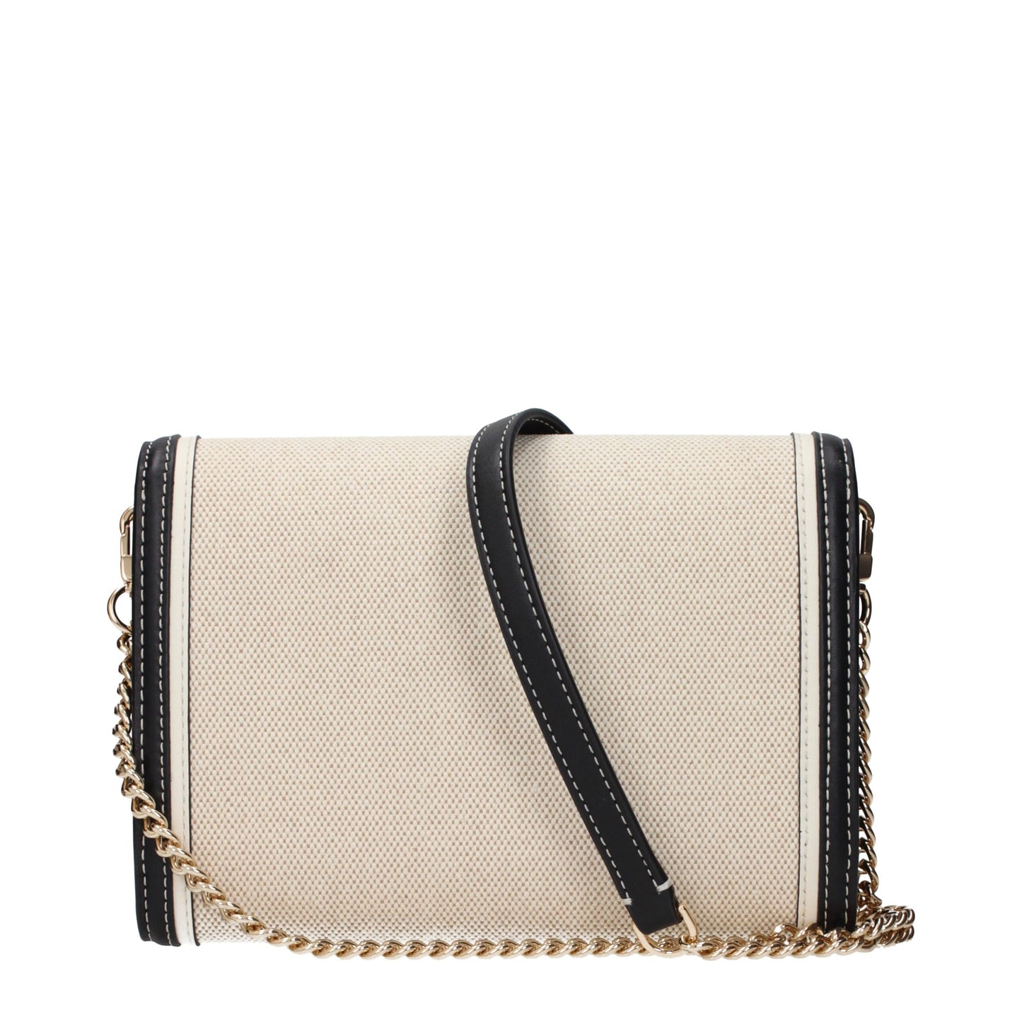 Beige Fabric Clutch Bags