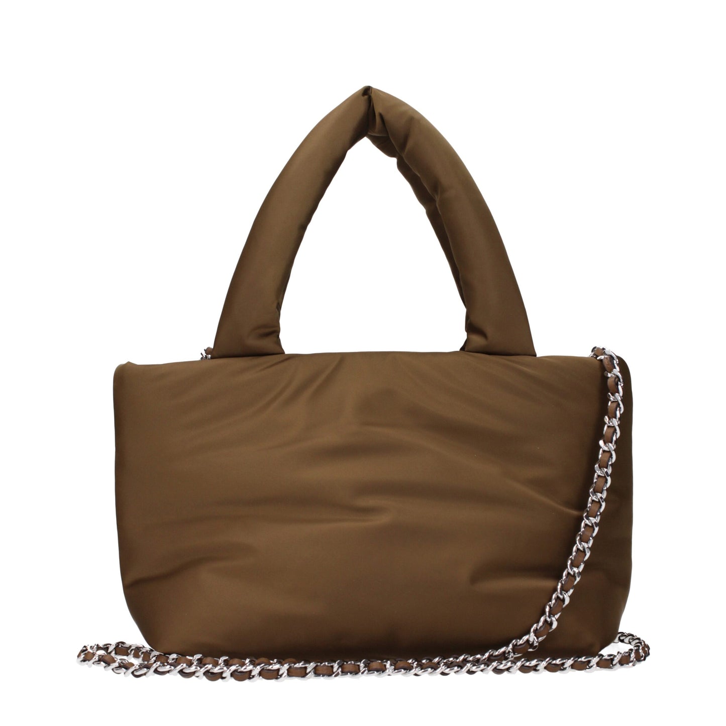 Brown Fabric Handbags