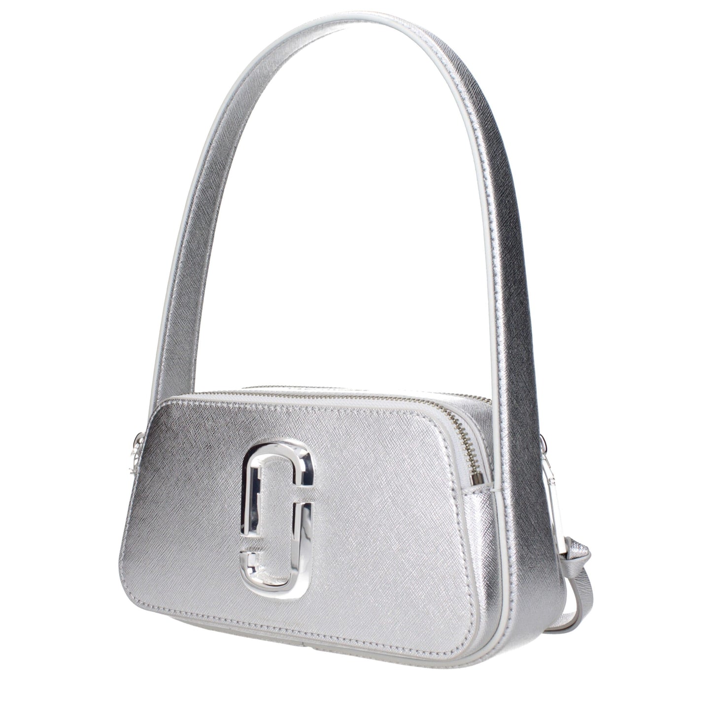 Gray Leather Shoulder Bags