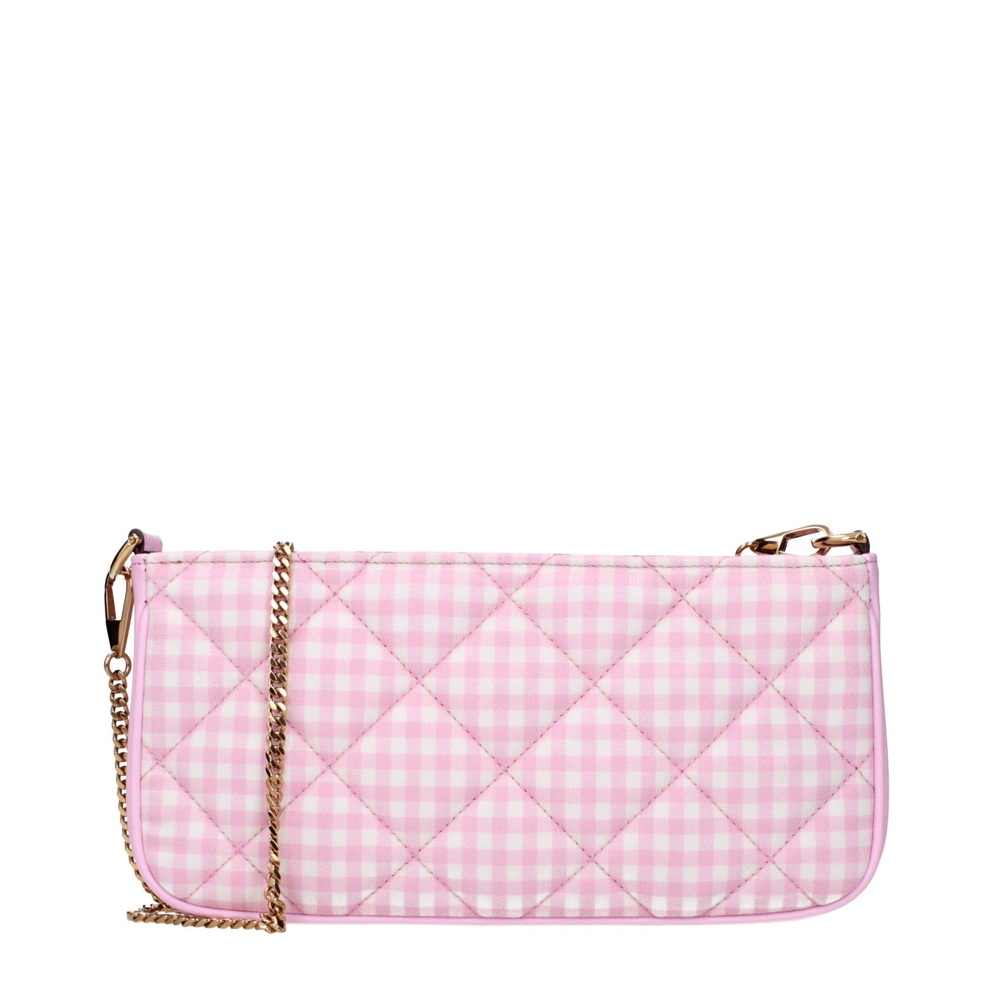 Pink Fabric Shoulder Bags
