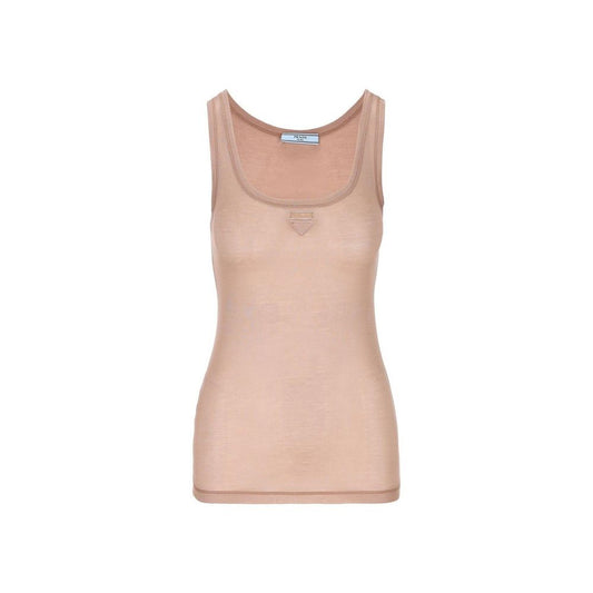 Sleeveless Logo Top