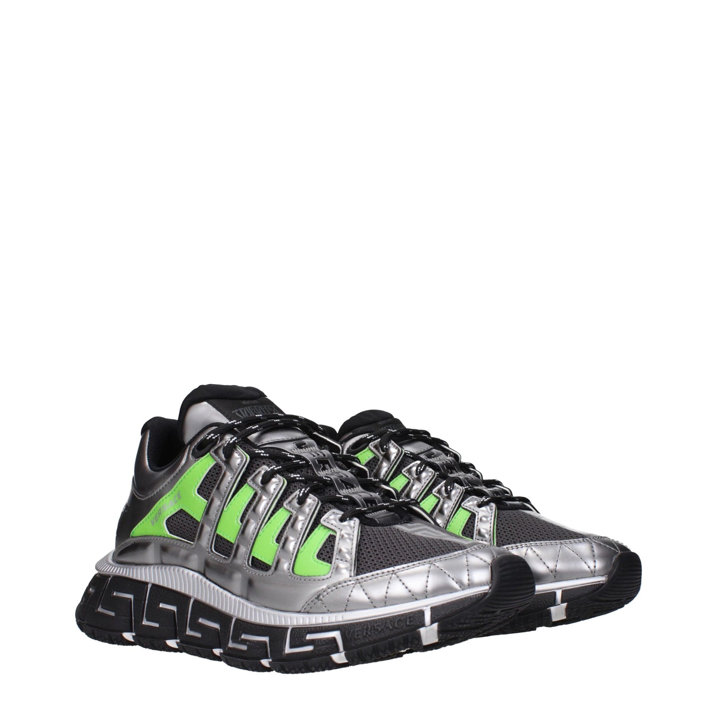 Gray Fabric Athletic Sneakers