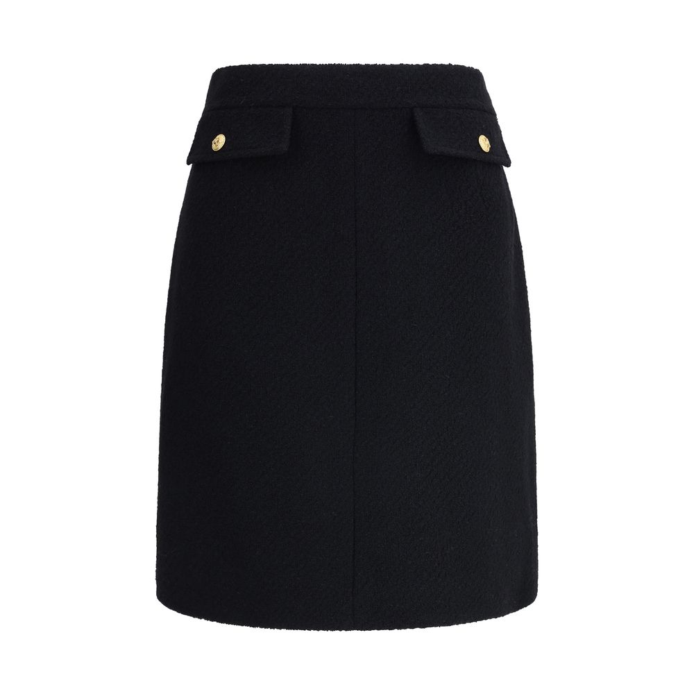Bouclé wool midi Skirt