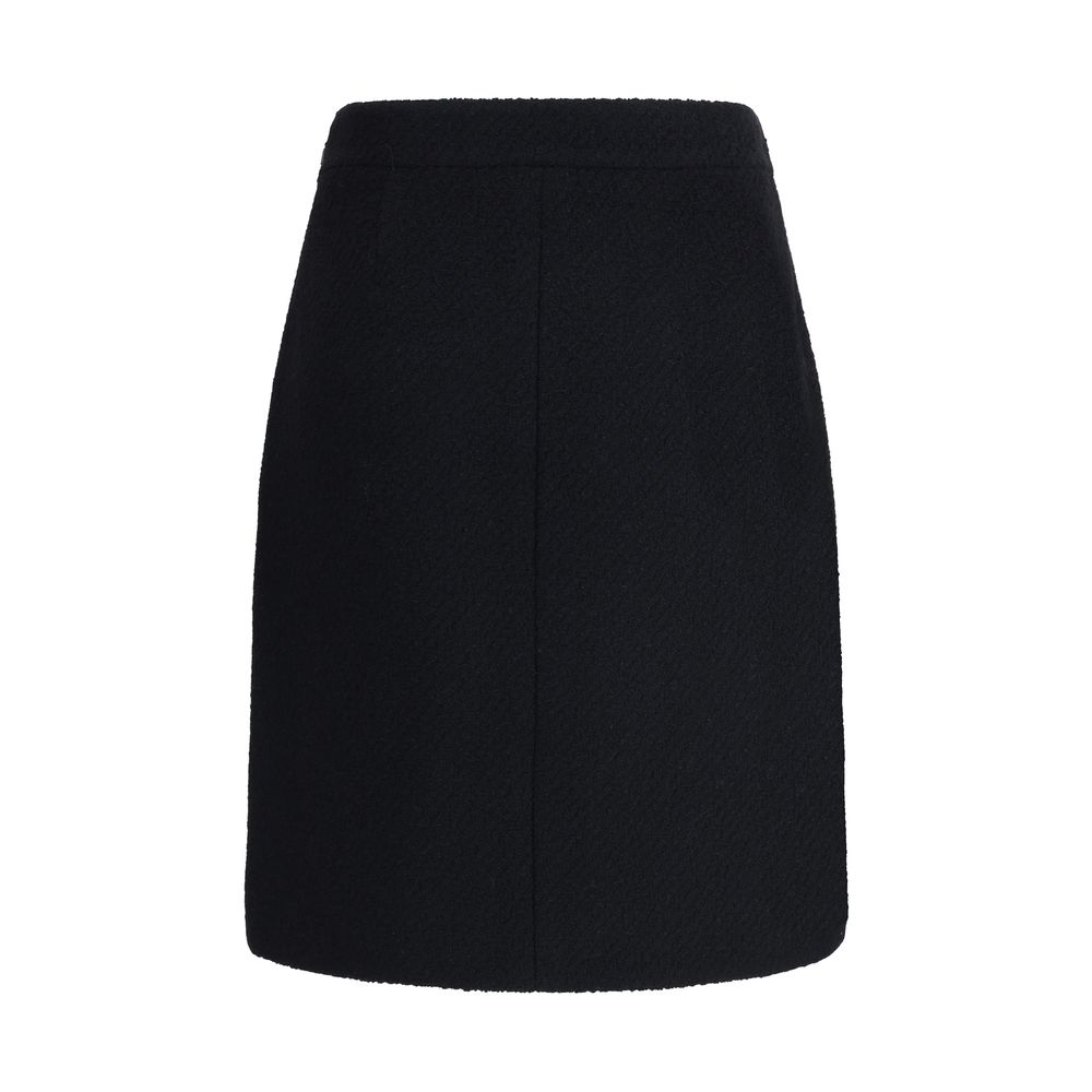 Bouclé wool midi Skirt