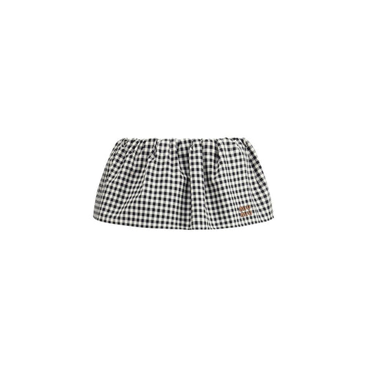 Vichy pattern Miniskirt