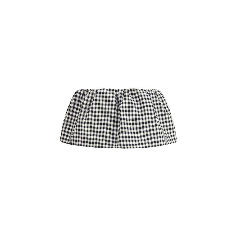 Vichy pattern Miniskirt