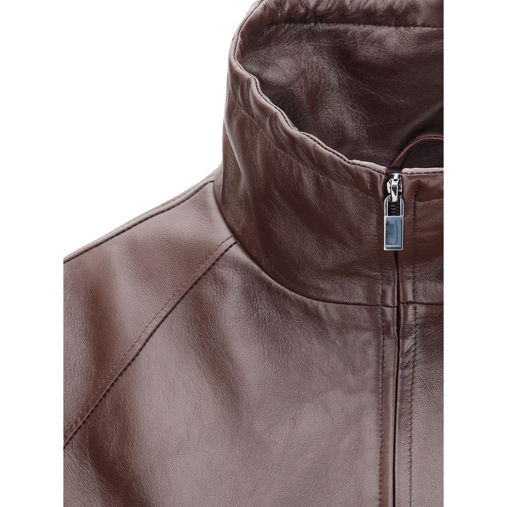 Oversized leather Jacket