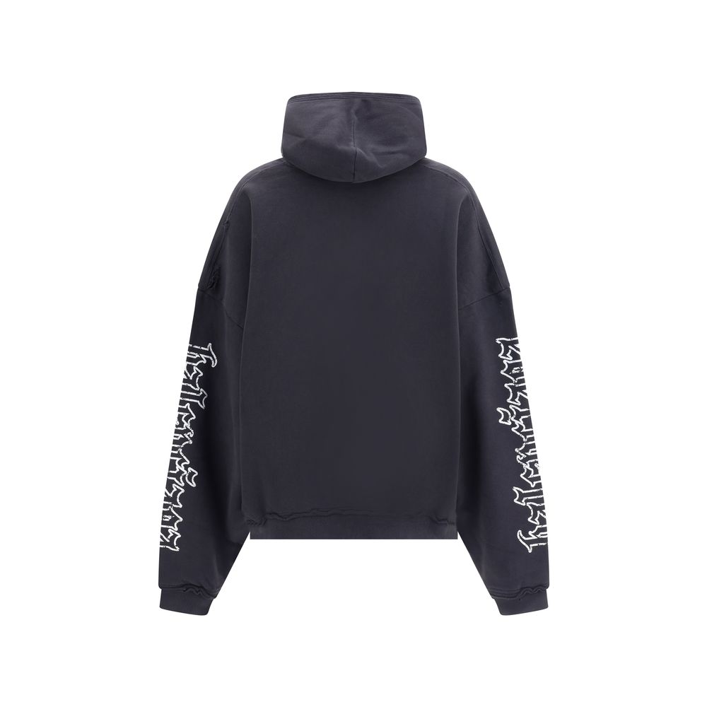 Blackletter script motif Hoodie