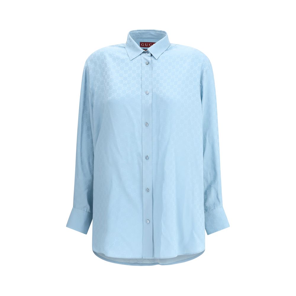 GG Supreme print silk Shirt