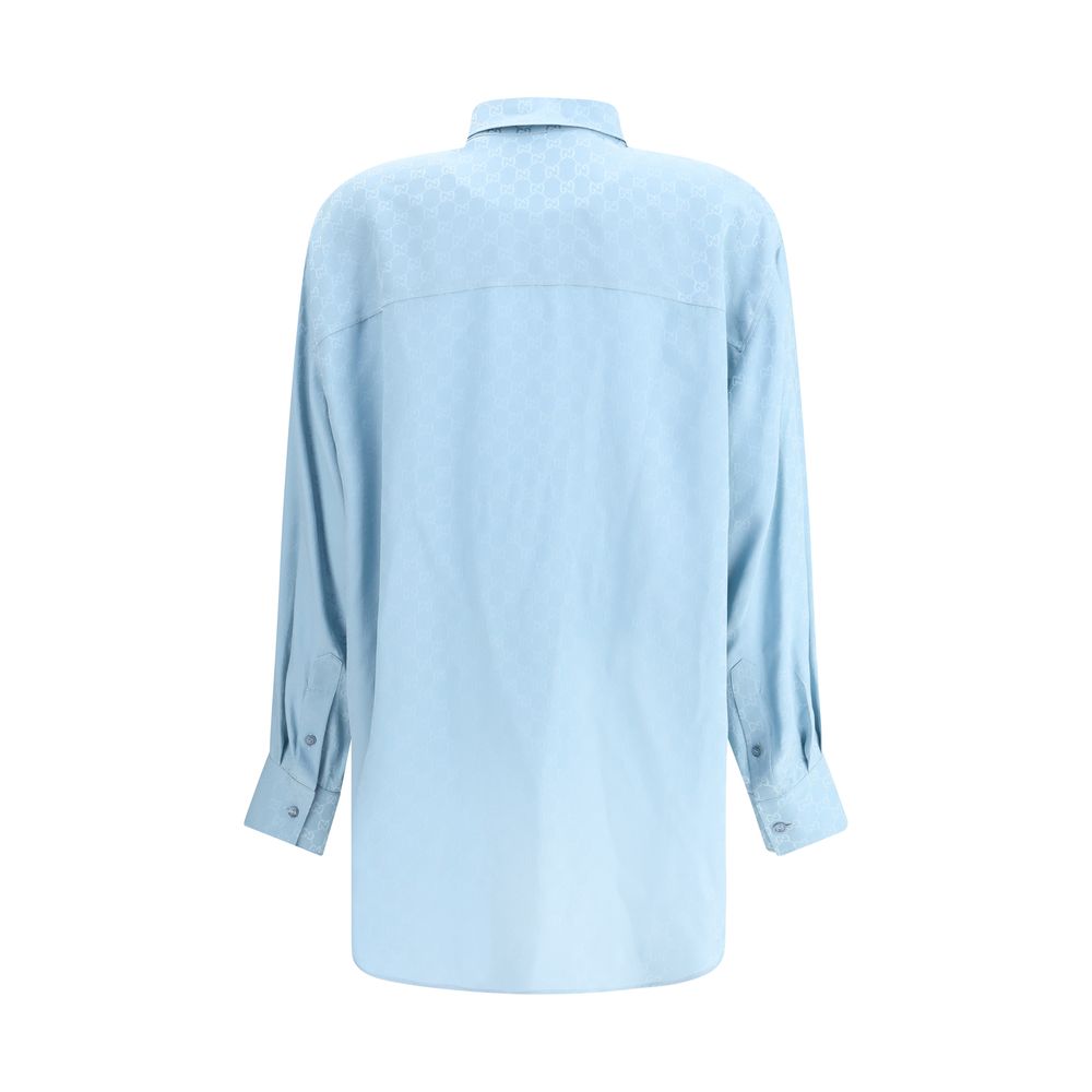 GG Supreme print silk Shirt