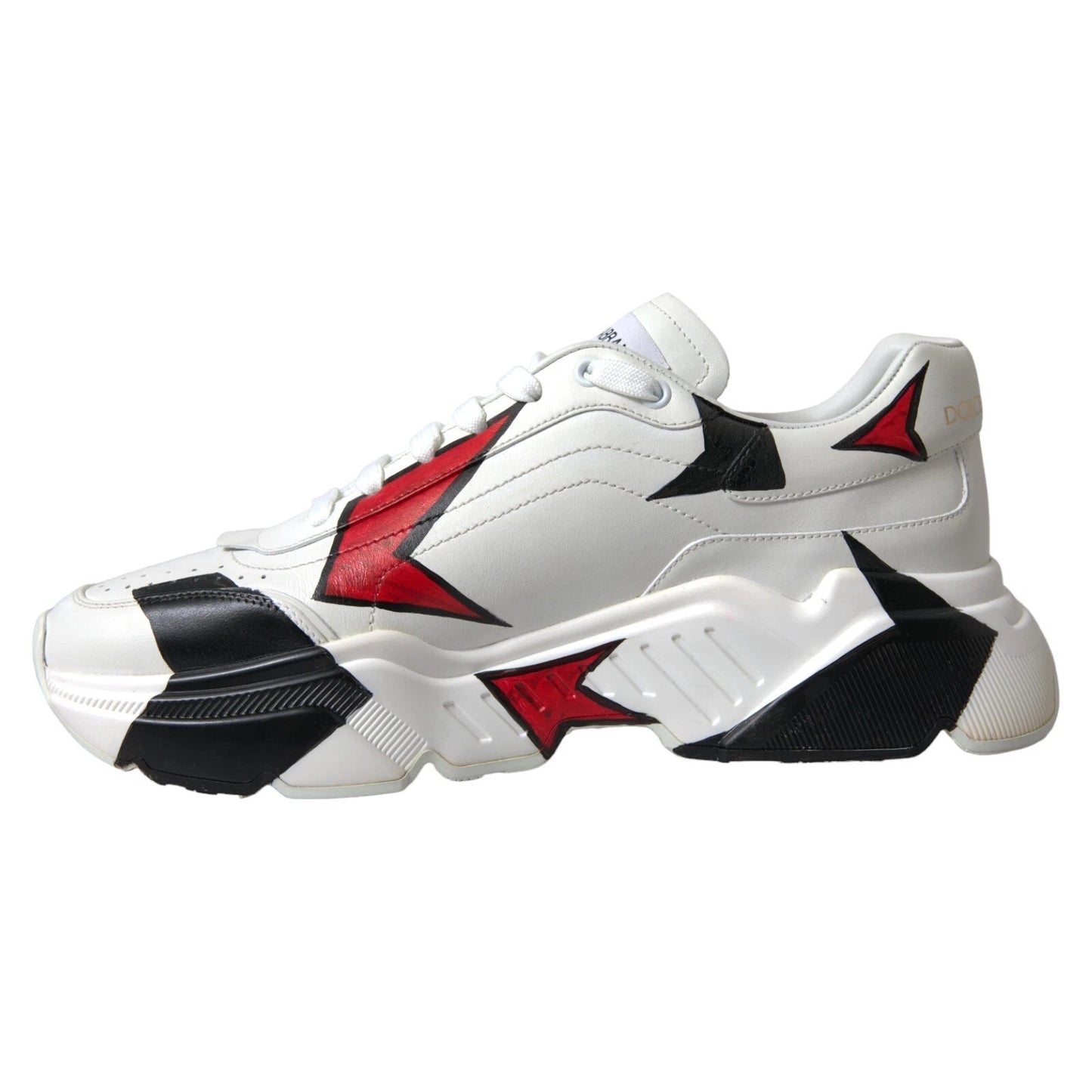 White Daymaster Hand Painted Sneakers