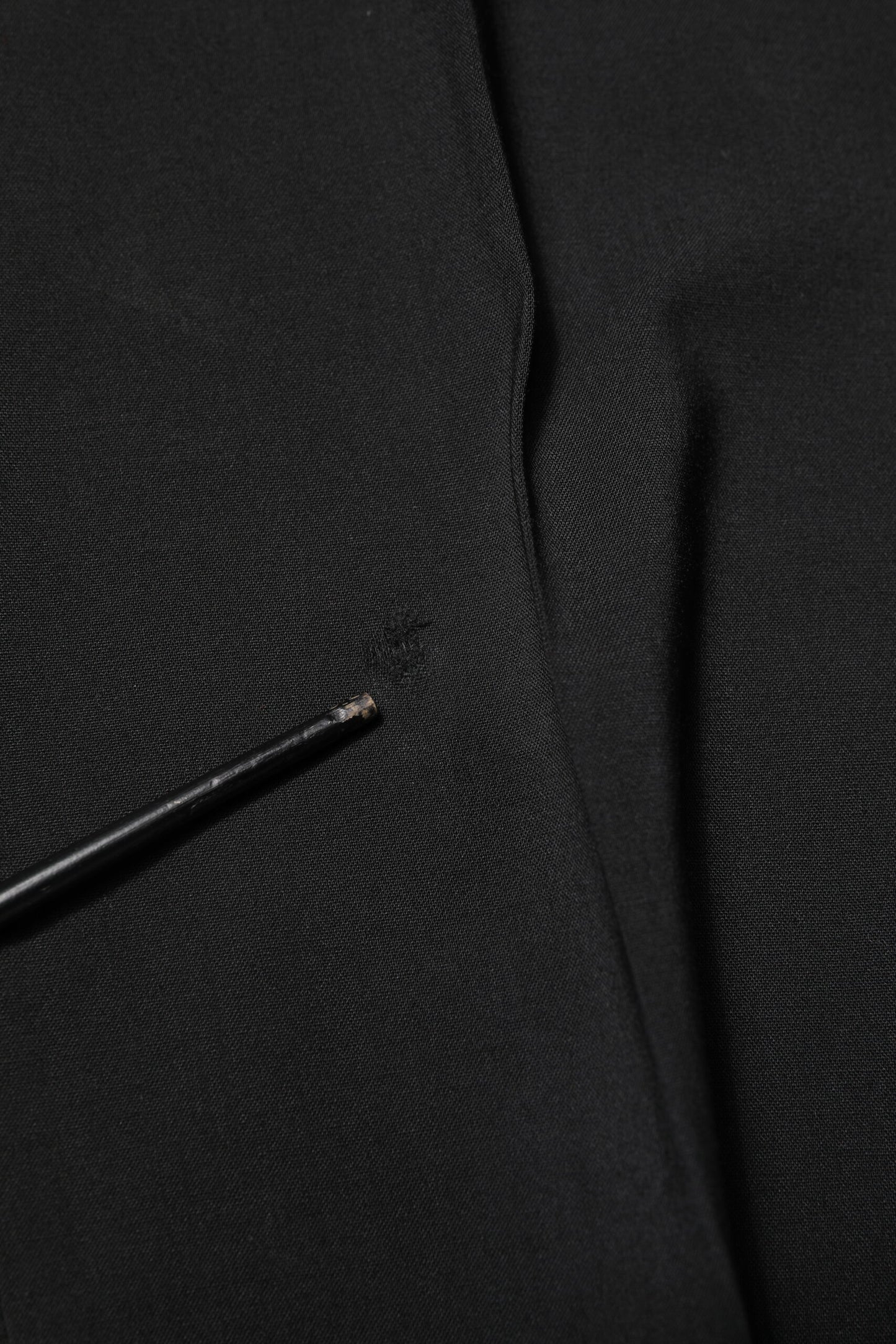 Black Wool Tapered Formal Men Dress Pants